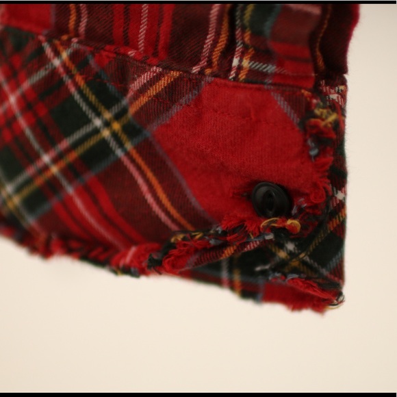 Custom Plaid Top with Ruffles - Picture 4 of 4